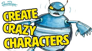Create Characters by looking at real life animals and insects
