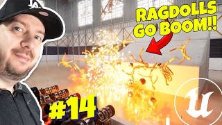 [Devlog #14]💥Exploding Barrels, Cannons & Ragdoll Mayhem in Unreal Engine