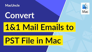 Convert 1&1 Mail Email to PST File in Mac