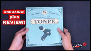 unboxing TONPE MG11 Handheld Mini Percussion Portable Deep Tissue Massager REVIEW