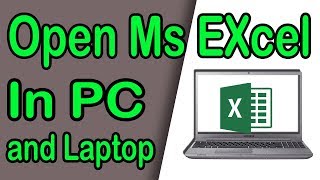 Open Excel In Computer | Excel App For Laptop | Open Excel In Windows 10 | Open Excel Sheet screenshot 1