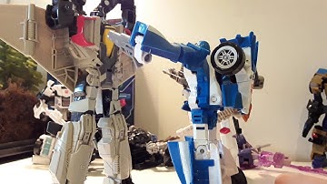 Transformers stop motion MIRAGE vs BLITZWING part 10 : a new begening