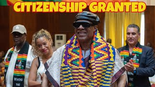 American Singer Stevie Wonder Granted Ghanaian 🇬🇭 Citizenship