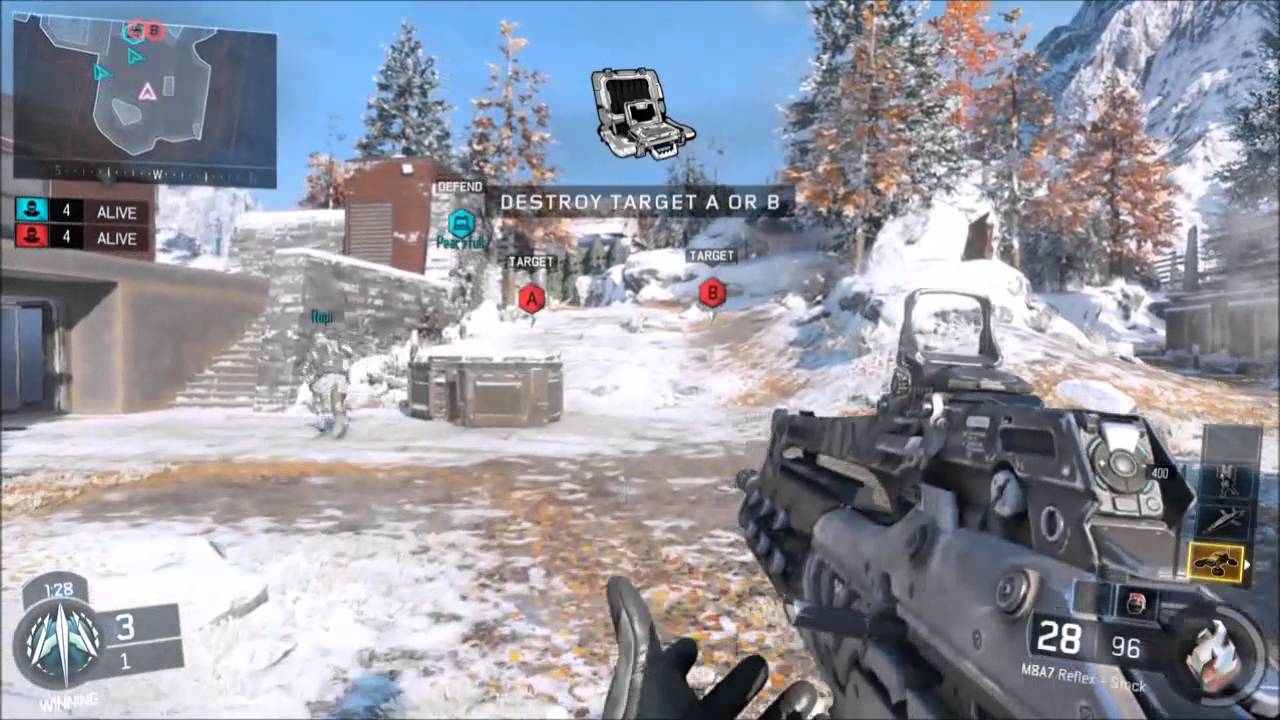 COD Black Ops 3 - M8 God! 4v4 GB / UMG Snd Stronghold Gameplay (Live Reactions)