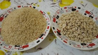 كيفية تحويل الفول السوداني _ الكاوكاو الى لوز  méthode réussi de transfert les cacahuète aux amandes