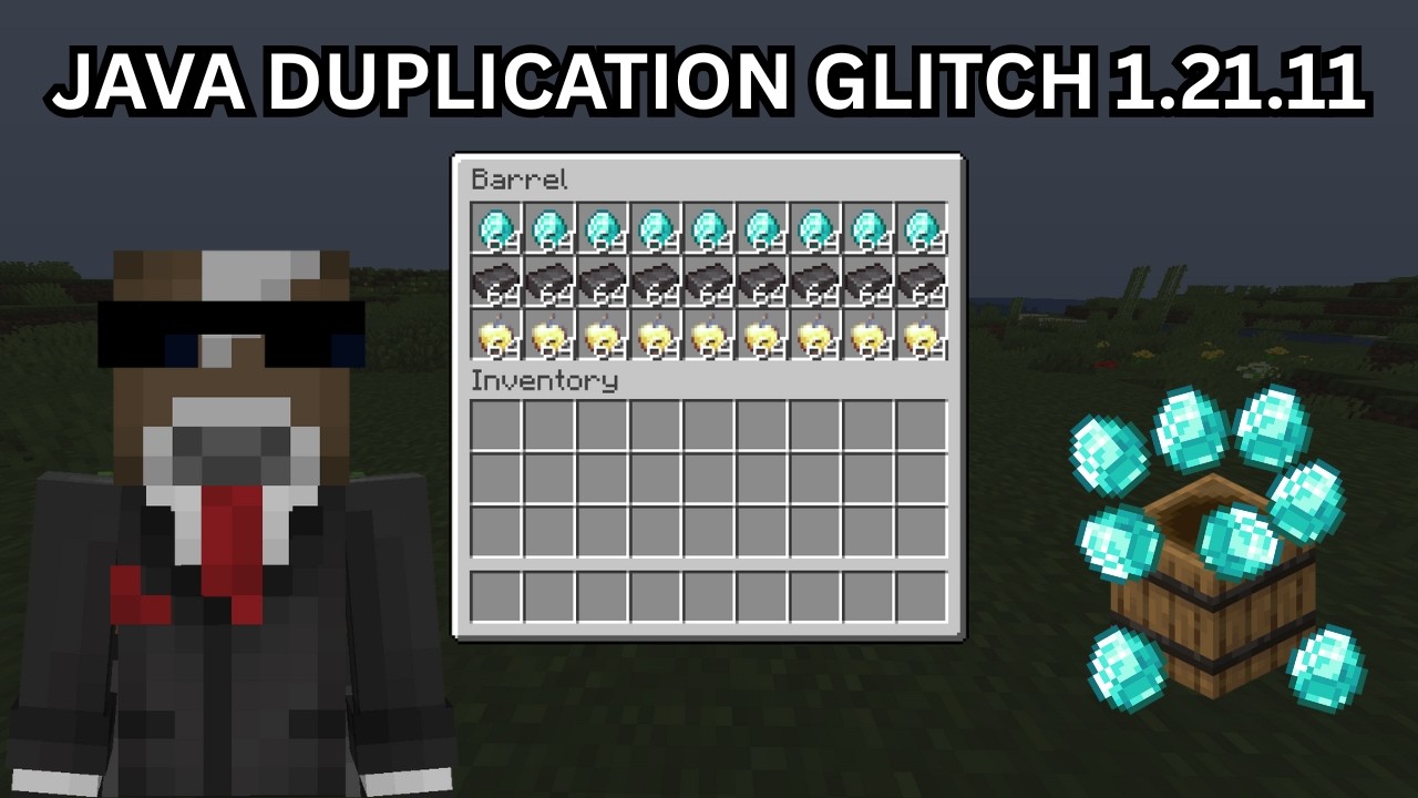 EASIEST JAVA DUPLICATION GLITCH 1.21.11 - YouTube