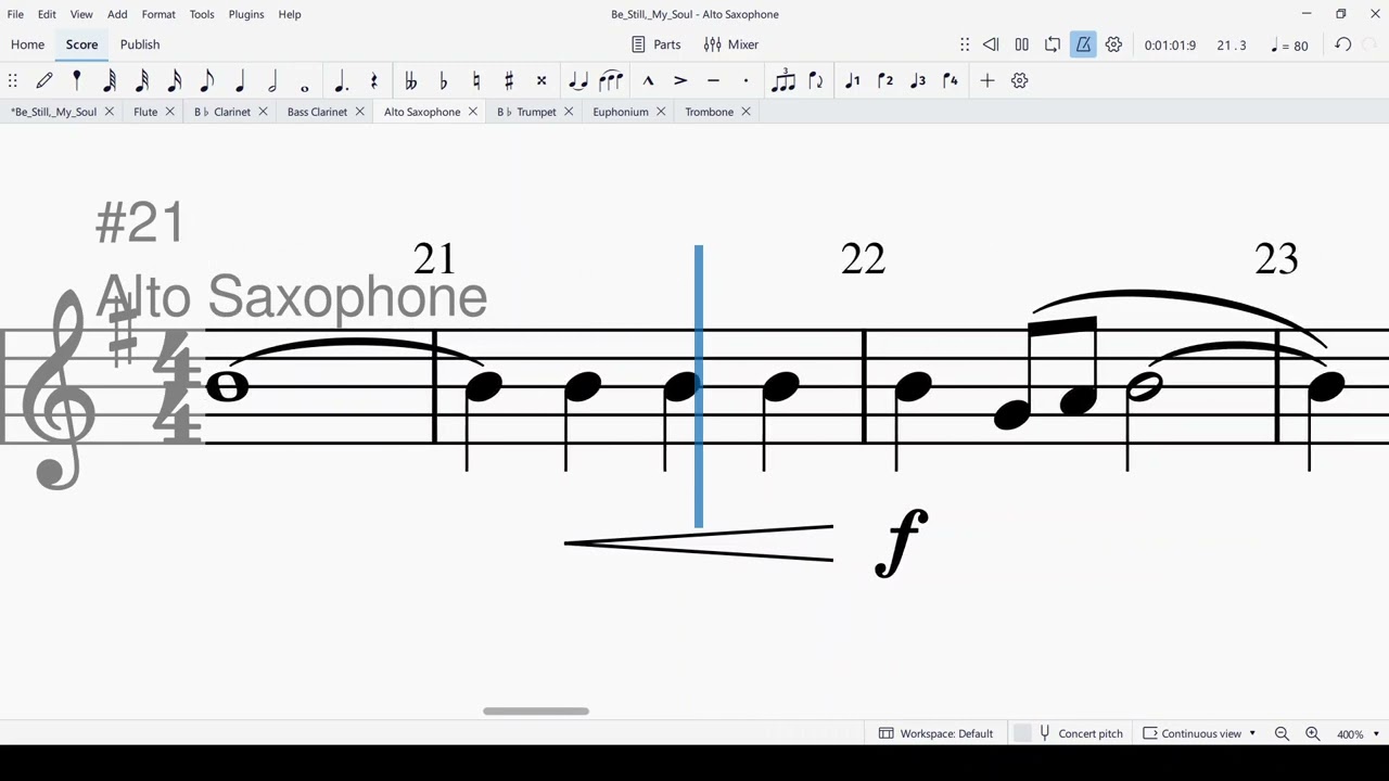 Be Still, My Soul By Robert W. Smith Alto Saxophone Play Along