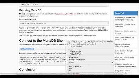 how to install mariadb into centos 8