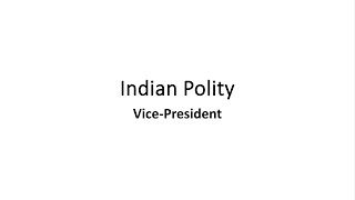 Polity in Marathi. Indian Polity topic Vice-president.  video tending polity marathi JDVideos15