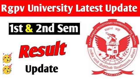 Rgpv 1st & 2nd semester result update 🥳 // Rgpv result 2025