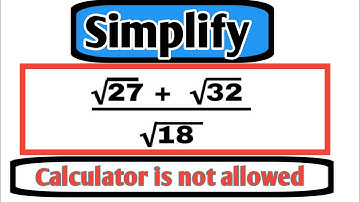 Algebra equations|Olympiad math|How to simplify without calculator