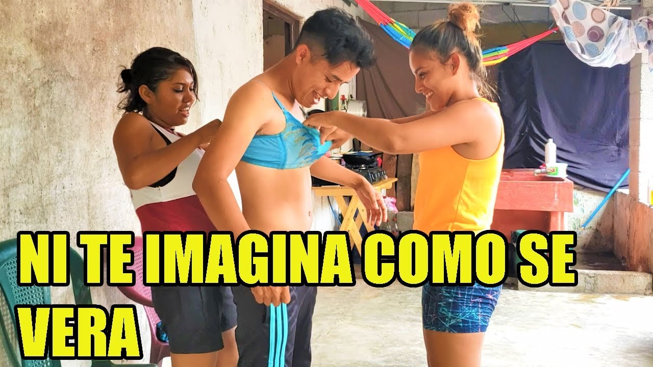 A Nelson Lo Maquillan Y le Ponen Ropa de Mujer  1/2