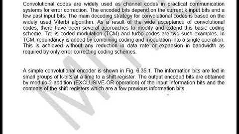 5CS3-01, L33, Convolutional Encoding(U5) by Sneh Rachna