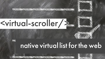 What happened to the promising virtual-scroller element?