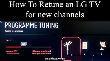 How to retune channels on a LG television #retune #samsungtv #tvinspain