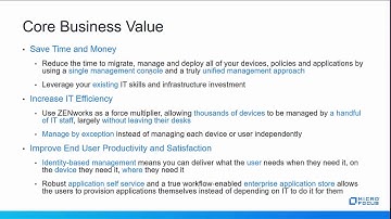 Understand the Business Value of ZENworks Configuration Management 2017