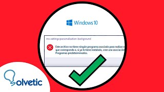 ❌ MS SETTINGS PERSONALIZATION BACKGROUND ERROR Windows 10 ✔️ 𝗦𝗢𝗟𝗨𝗖𝗜𝗢𝗡