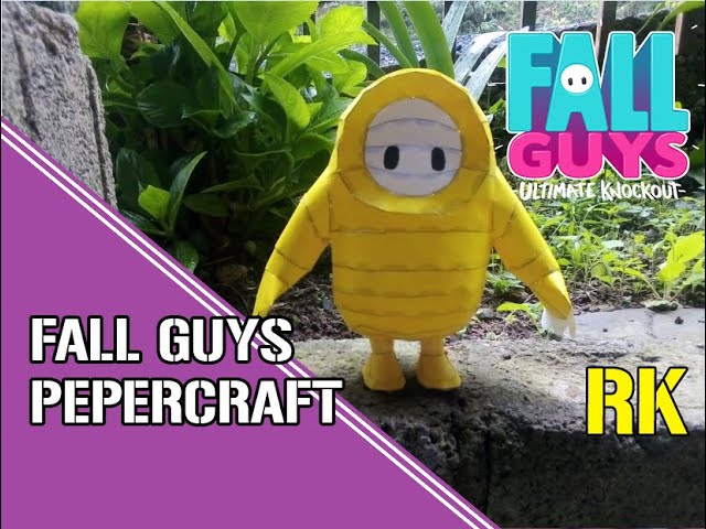 Pixel Papercraft - Fall guy (Fall Guys)