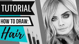 HOW TO DRAW Realistic Hair | Step by Step Tutorial for BEGINNERS screenshot 5