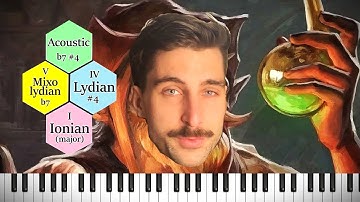 I made a PERIODIC TABLE of MODES AND SCALES!!