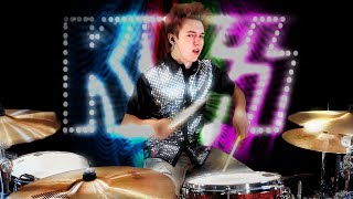 KISS - I Was Made for Loving You (Drum Cover) age 14