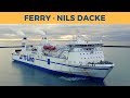 Arrival of ferry NILS DACKE in Trelleborg (TT-Line)