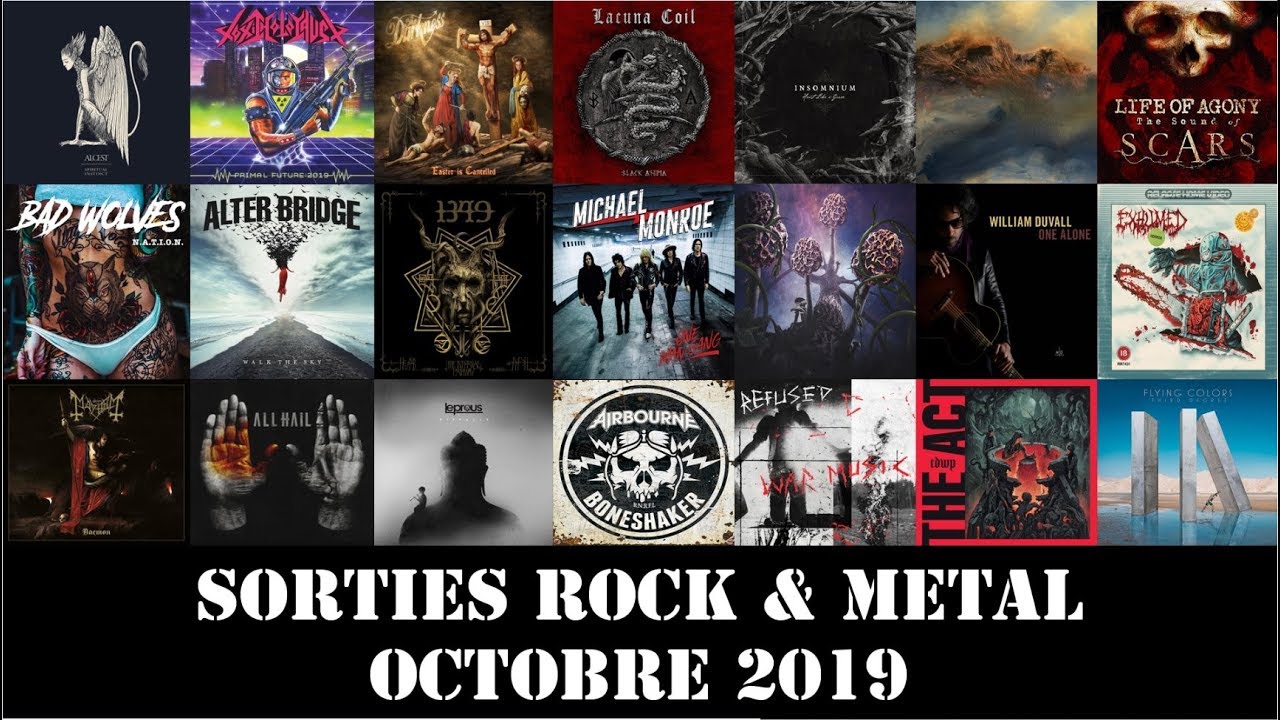Watch Sorties Albums Rock & Metal : Octobre 2019 on YouTube Watch Sorties Albums Rock & Metal : Octobre 2019 on YouTube