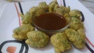 A healthy and tasty methi pakoda is an indian snack recipe with leaves
cut then mixed gram flour or besan. the pakodas are crispy al...