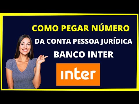 Como pegar o número da conta de pessoa jurídica pj Inter