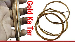 Gold Ka Tar Wire Making | Gold Wire making Machine #goldunit Resimi