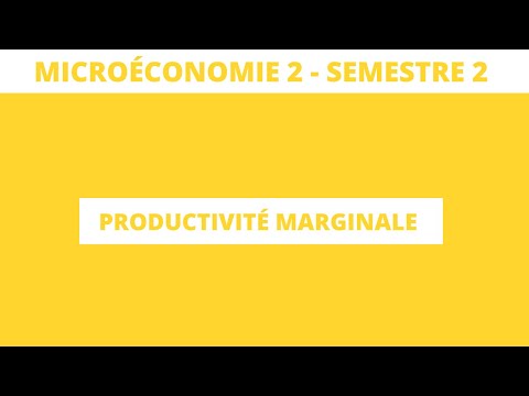 Vidéo: Est-ce que le produit marginal diminue ?