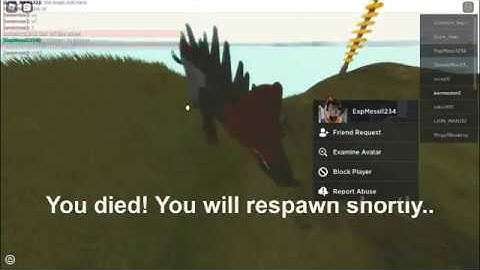 Dinosaur Simulator HACKING Hothead kills the whole server (Roblox)