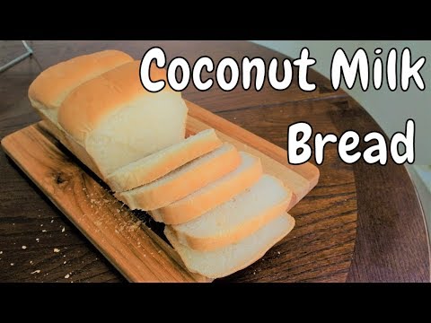 [Vegan Bread Recipe] Coconuts Milk Sandwich Loaf with Yudane  Method[Gourmet Apron 416]