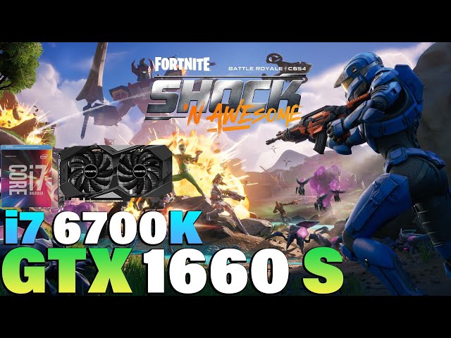 Fortnite - i7 6700K + GTX 1660 Super - YouTube