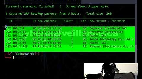 A- Hacking 2019 :Discover network hosts with NetDiscover