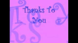 Video thumbnail of "Thanks to You - Tyler Collins lyrics"