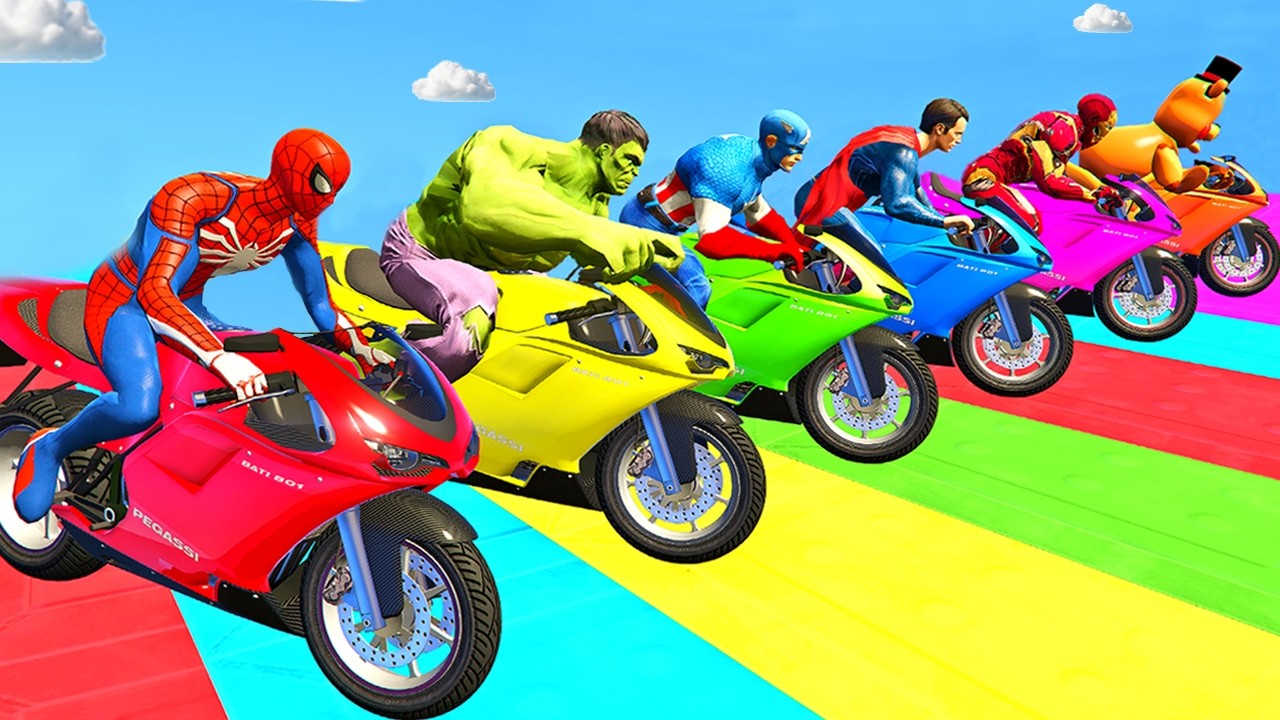 الرجل العنكبوت انقاذ باتمان Spider-Man Rescue batman vs iron man vs venom funny Game GTA 5 superhero