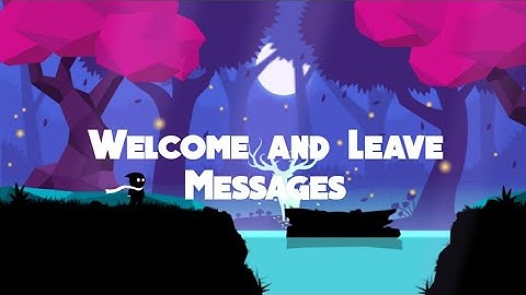 How to Make Welcome and Leave Command!! | BDFD [UPDATED]