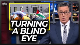 Stephen Colbert Covers Up the Darkest Aspects of Palestine Protests