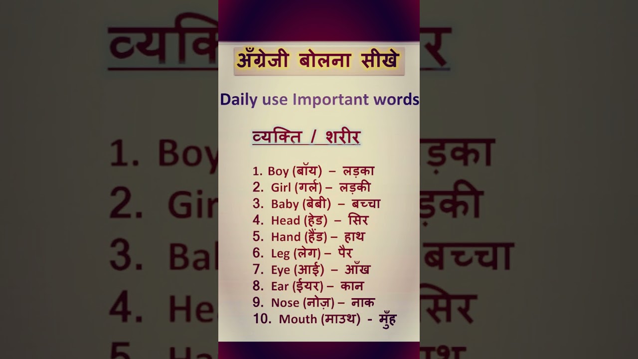 daily use English.. English seekhe.