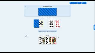 Deluxe Santase 66 Card Game Gameplay | Human vs. Hard AI & AI vs. AI Simulation screenshot 2
