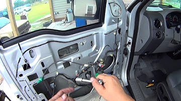 Window Motor Replacement on 