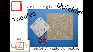 Toodles | Zentangle® Quickie