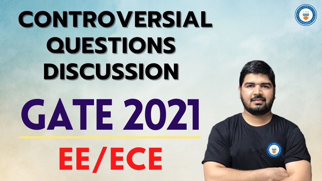 Controversial Questions Discussion for GATE 2021 (EE/ECE) | Live at 12:00 PM by Ashu Jangra