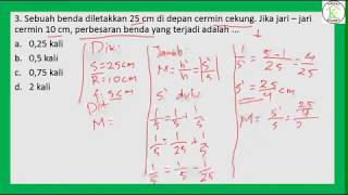 IPA Kelas 8 - Cahaya dan Alat optik (Part 2) - Contoh Soal dan Pembahasan UH