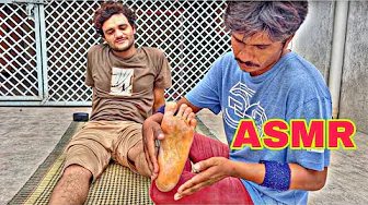 ASMR FEET MASSAGE : Try Not Too Laugh 😆