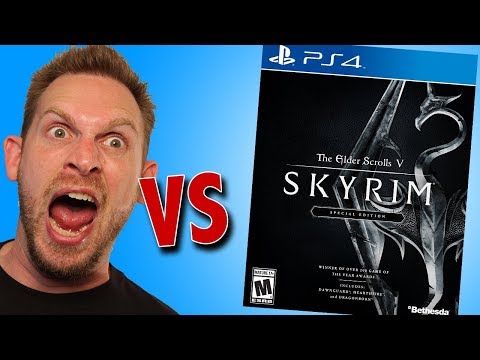The Elder Scrolls V Skyrim Special Edition PS4 Game Unboxing