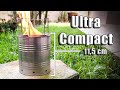 My Ultra compact Wood Stove Made From Tin