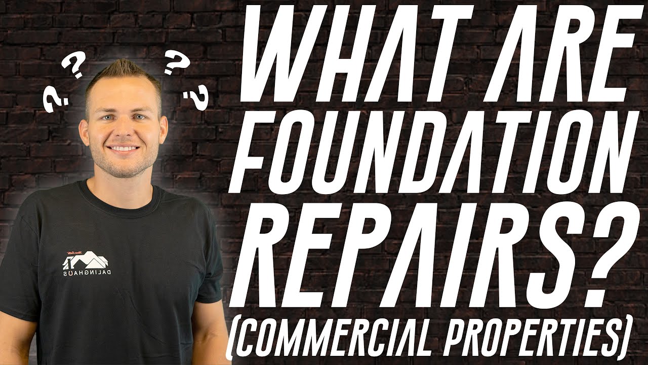Commercial foundation repair overview. Video preview.