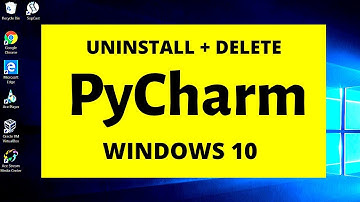 How to uninstall PyCharm on Windows 10?